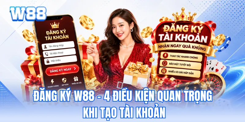 Đăng Ký WW88 - 4 Điều Kiện Quan Trọng Khi Tạo Tài Khoản